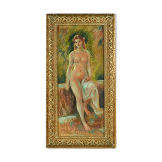 A-J Chantron's Pastel of a Nude