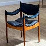 Extendable dining room table and chairs (by Kristian Solmer Vedel)