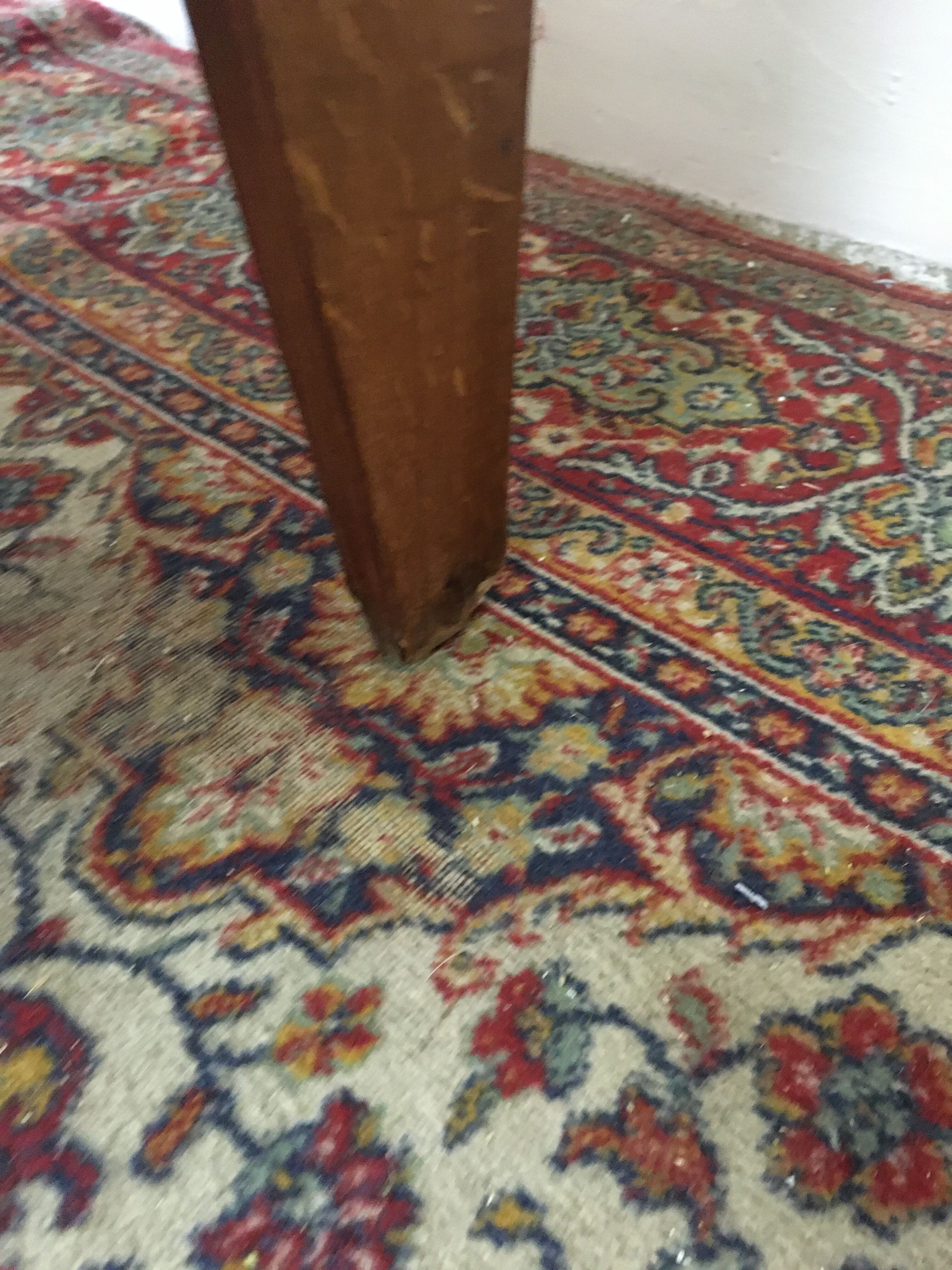 Commode en rotin années 50