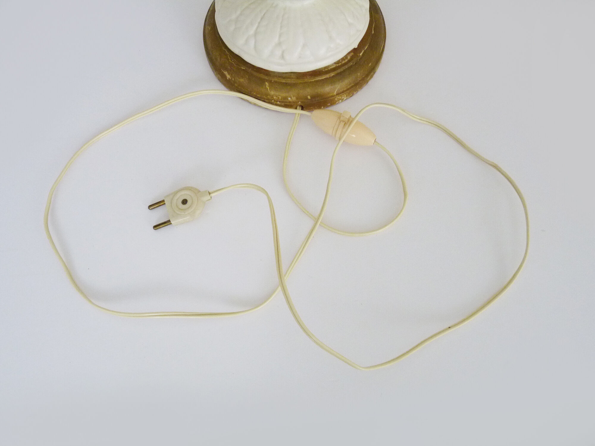 Pair of ceramic table lamps by Manises Spain 1960