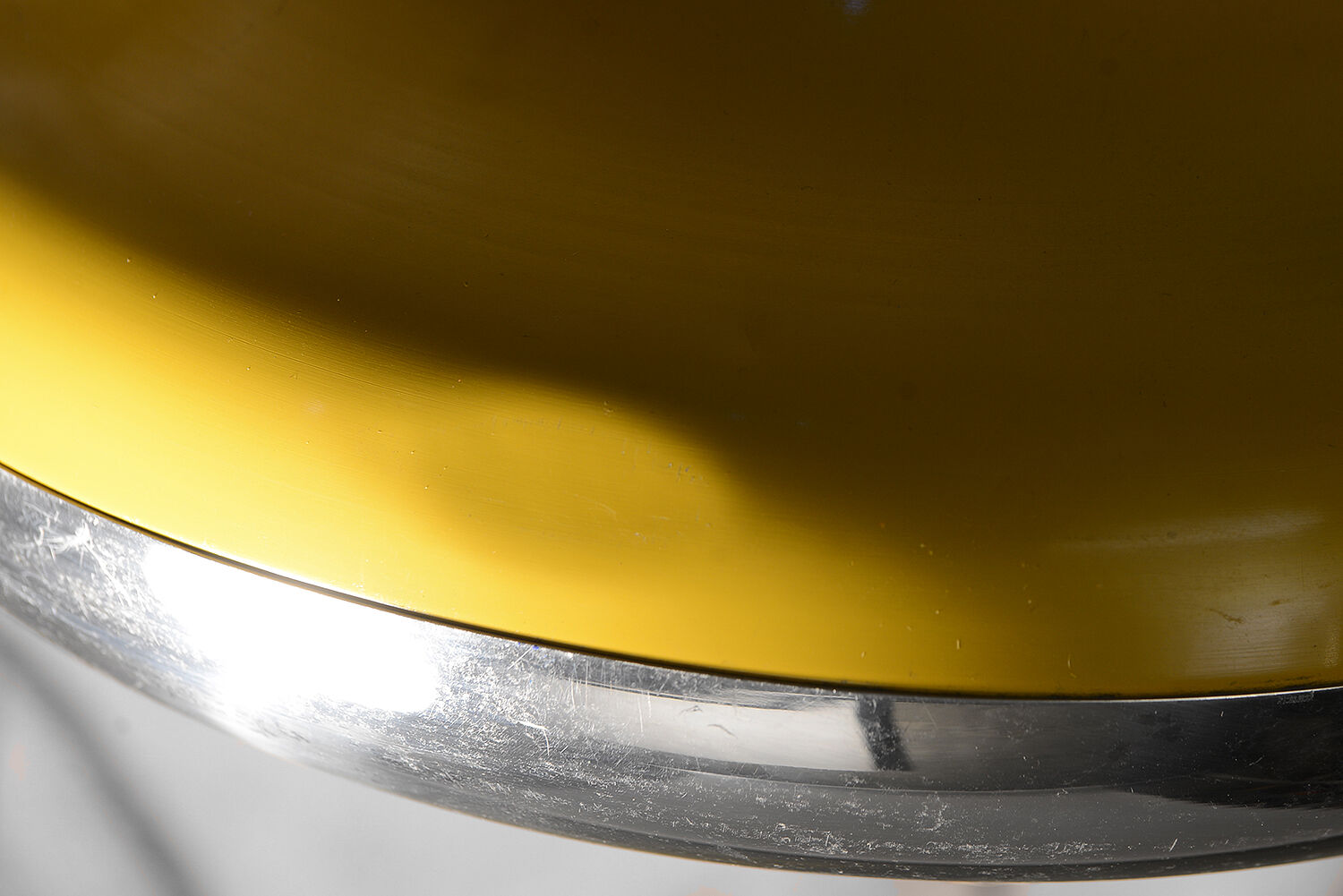 Yellow pendant light "Fluga" by Hemi. Sweden 1970s
