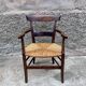 Rustic mulched armchair in oak 1940