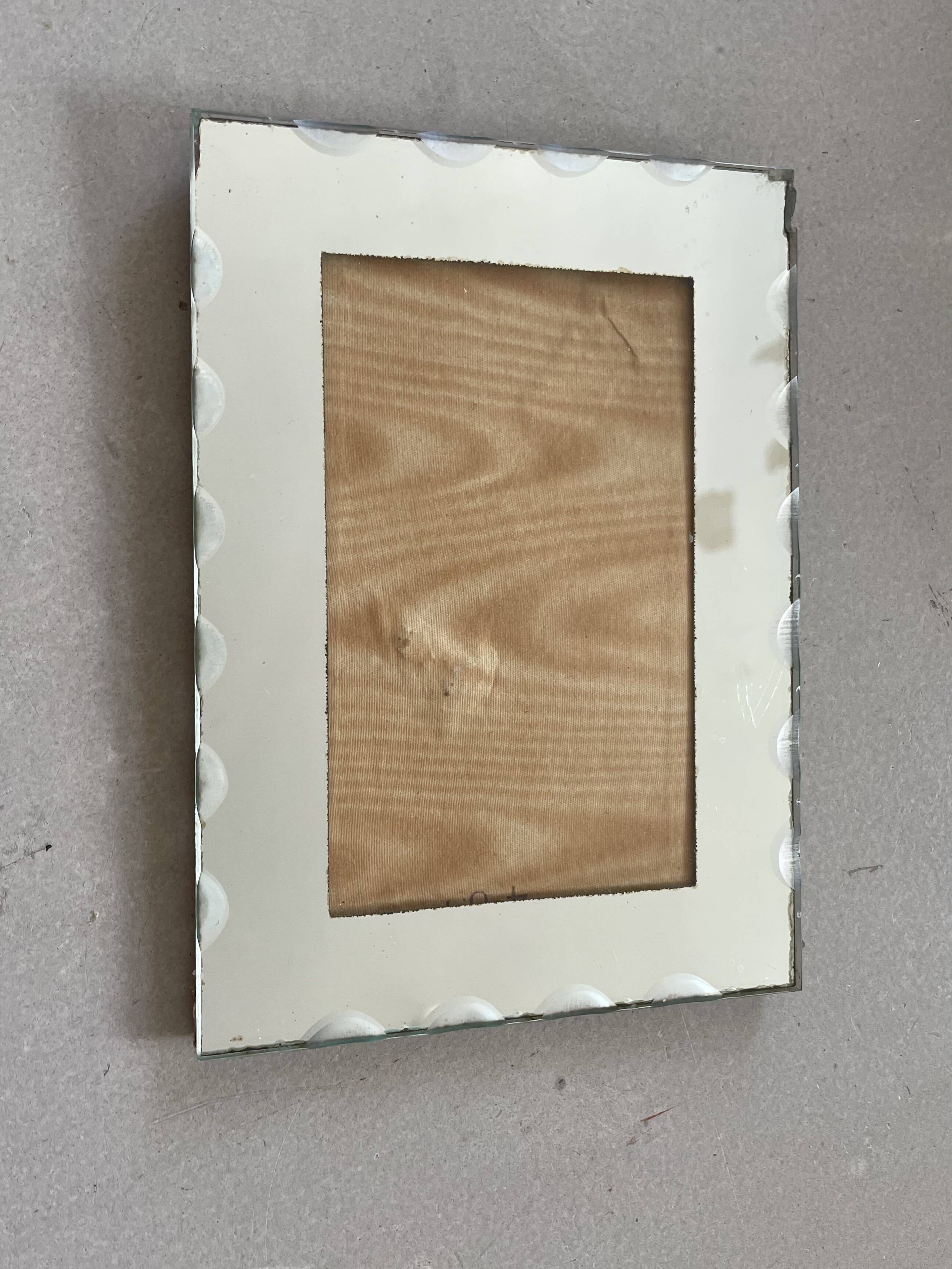 Small old mirror frame to stand