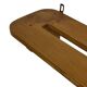 Vintage wooden wall shelve rack bookshelf in wood minimalist