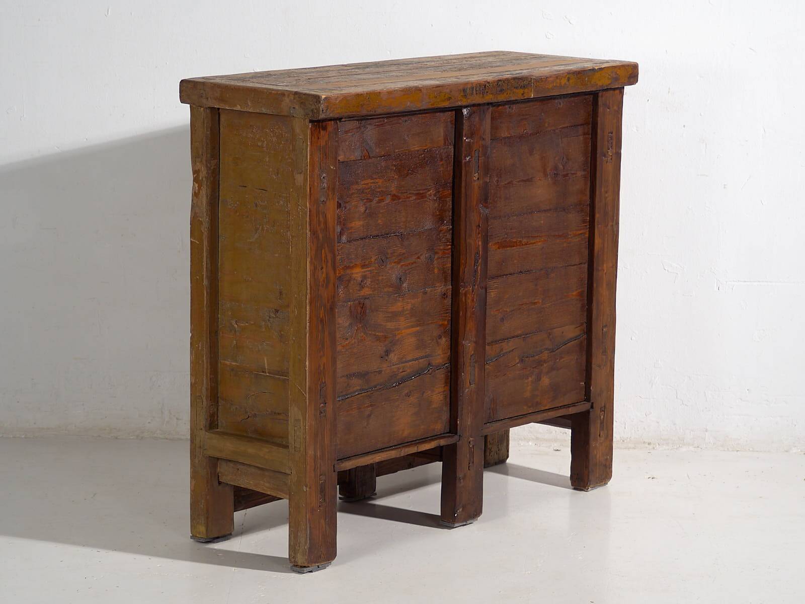 Antique sideboard with ochre patina (c.1900) #11