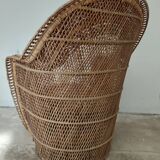 Fauteuil en osier
