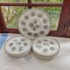 12 oyster plates Moulin des loups with dish