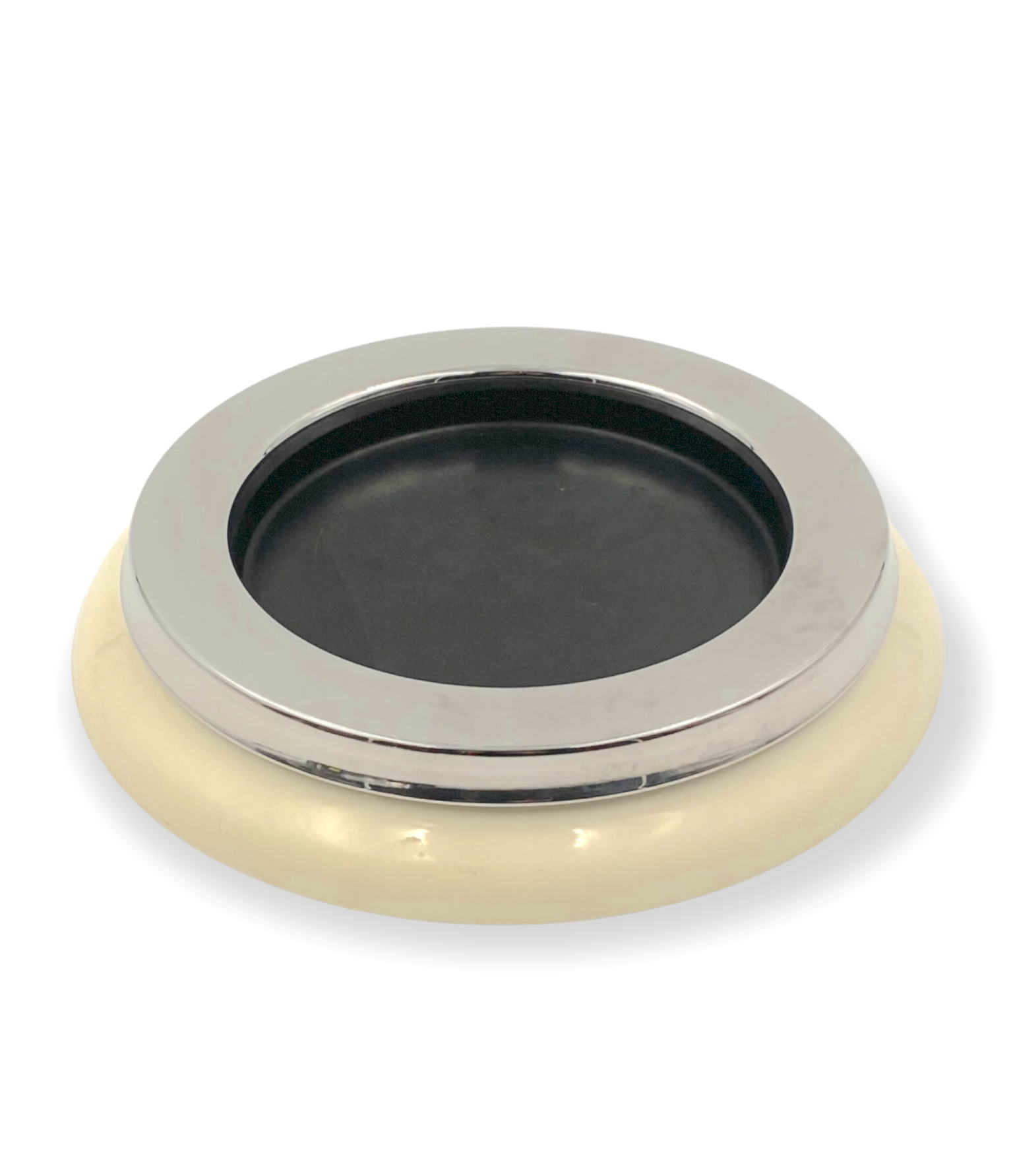 Sergio Asti, mod.4635 white ashtray / catchall, Kartell Italy 1967