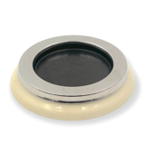 Sergio Asti, mod.4635 white ashtray / catchall, Kartell Italy 1967