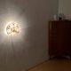 Set of 2 Crystal Glass Peacock Wall Lamps by Palwa