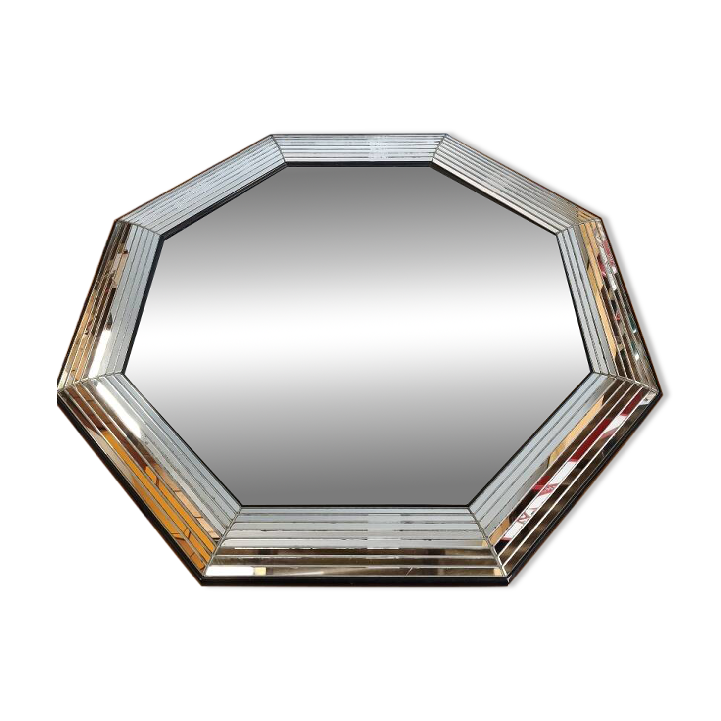 Octagonal Mirror Deknudt - Belgium 1980