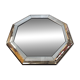 Octagonal Mirror Deknudt - Belgium 1980