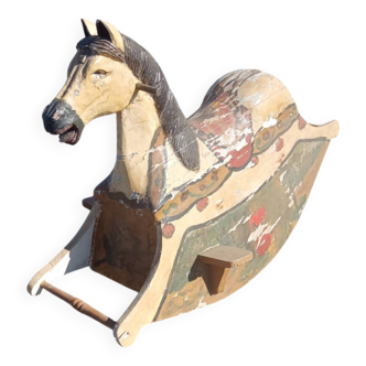 Antique rocking horse