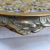 Worked copper trivet