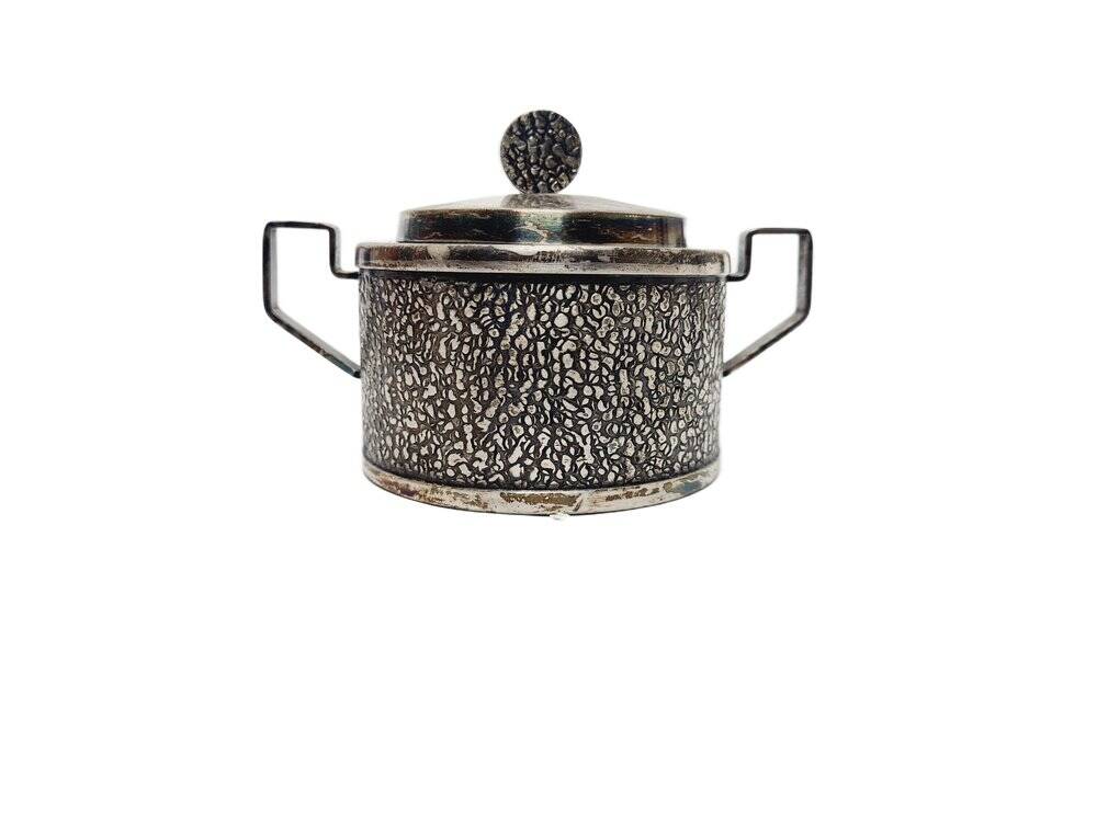 Art Deco sugar bowl from Hefra, Poland, 1970s