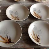 Series of 11 hollow plates