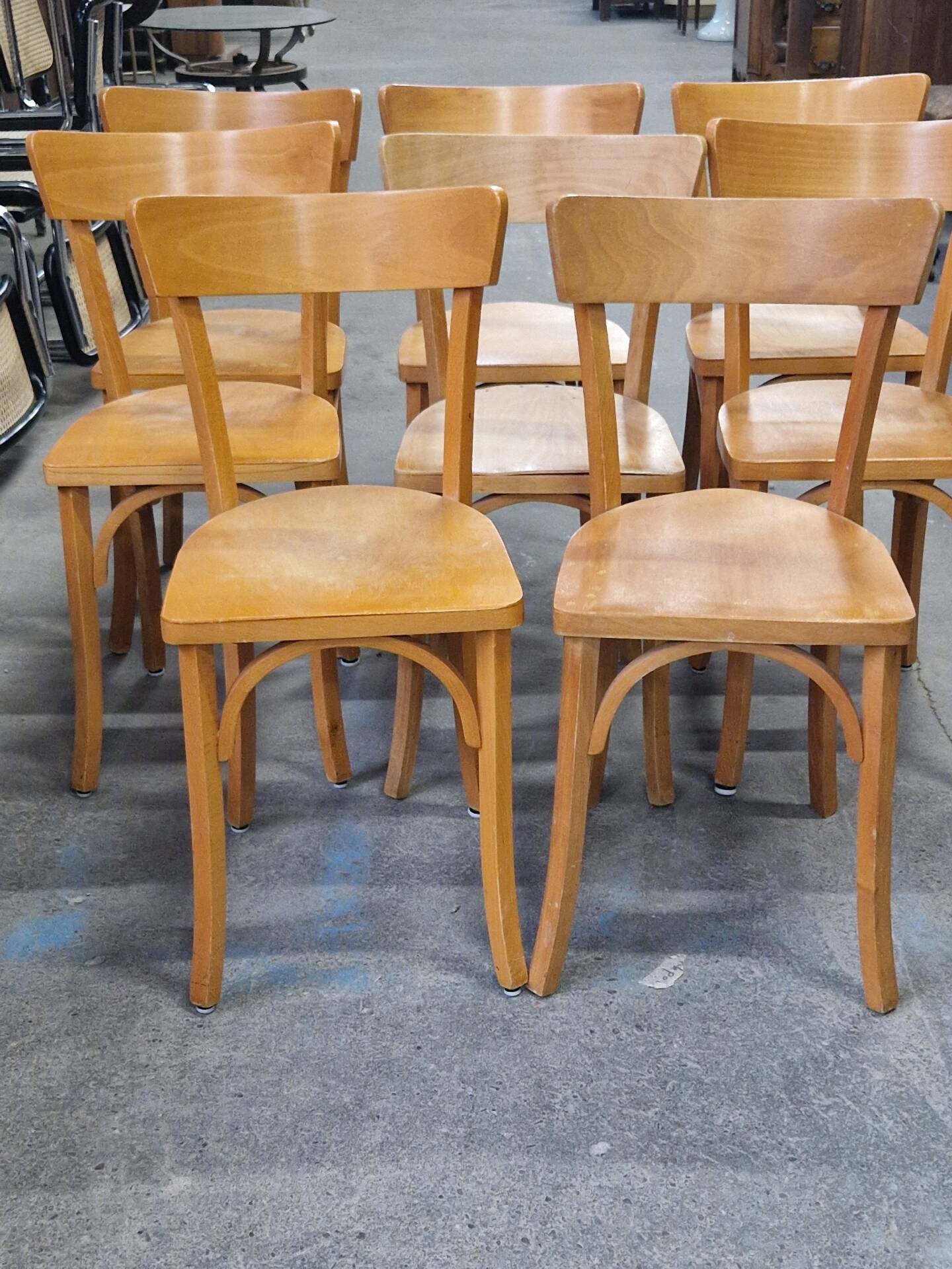 8 Baumann chairs