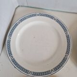 Set of 14 Terre de fer Salins plates, Castellane model