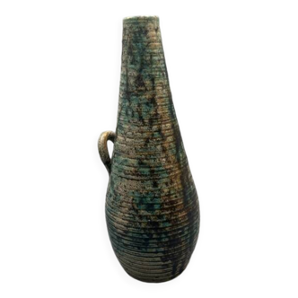 Pièce unique : Grand vase en céramique vintage fait main 1960-1970