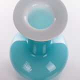Otto Brauer for Kastrup Holmegaard - Light blue bottle vase "Gulvvase"