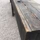 Bureau d'écolier de 3,30 m en bois 7 places
