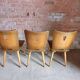 3 Brutalist bistro chairs year 60