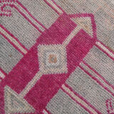 3x10 pastel wool vintage runner rug 309x98cm
