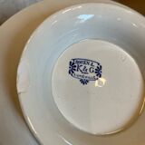 Plat de service en porcelaine
