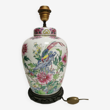 Lampe en porcelaine de chine