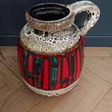 Vase West Germany fat lava 70