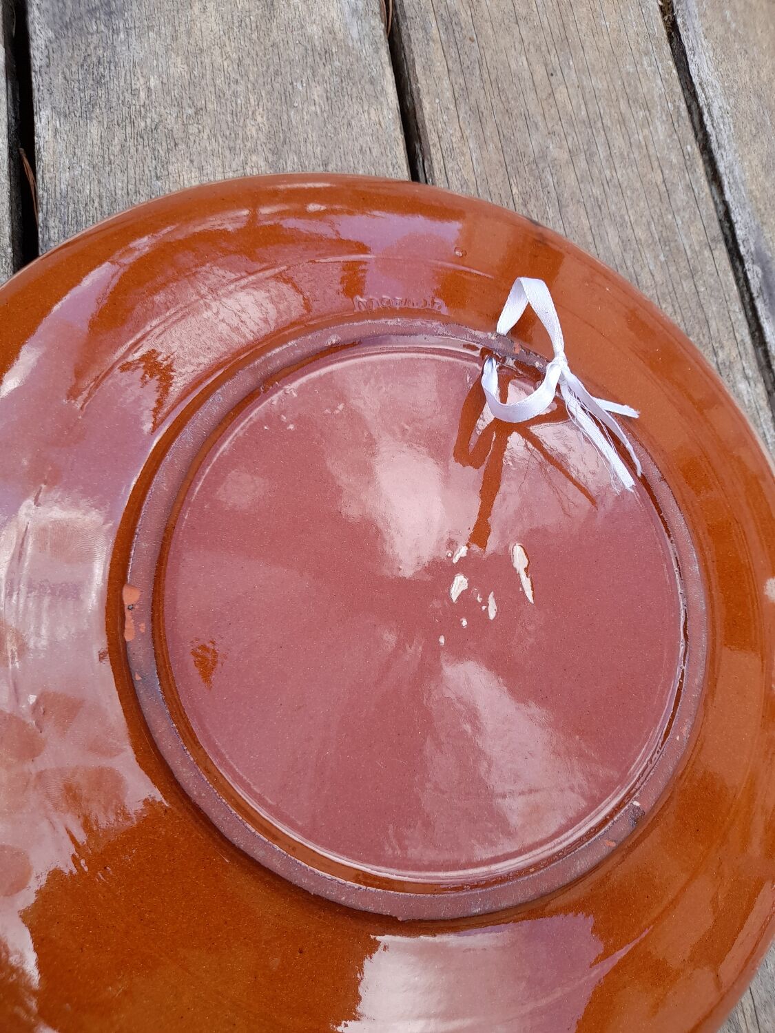 Duo of wall plates or dish traditional Basque dancers, by Aparicio