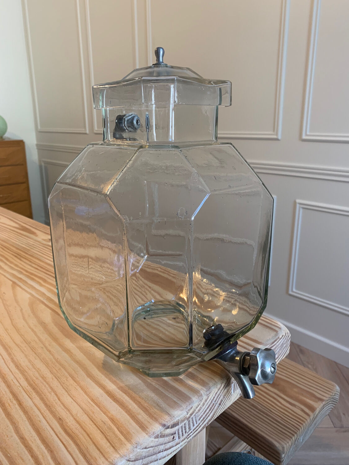 Vintage glass jar 7L