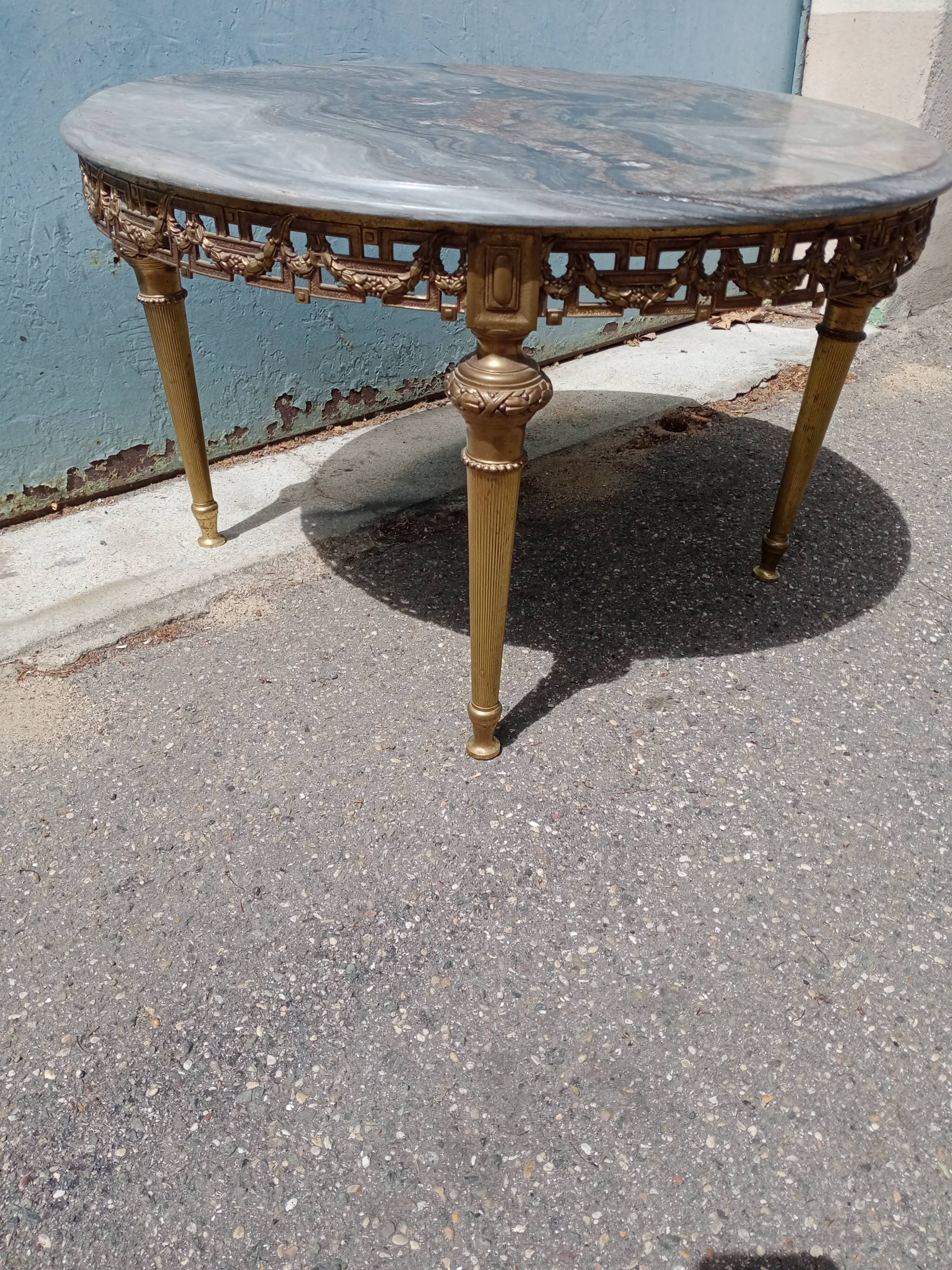 Brass coffee table