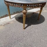 Brass coffee table