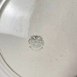 Round plate Villeroy & Boch, Bordeaux rim, early 20th century.