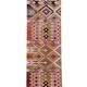 Vintage Turkish Oushak Handwoven Rug 82x443 cm