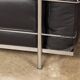 3 fauteuil grand confort, deux places cassina sofa. le corbusier
