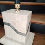 Superbe pied de lampe maitland smith stone