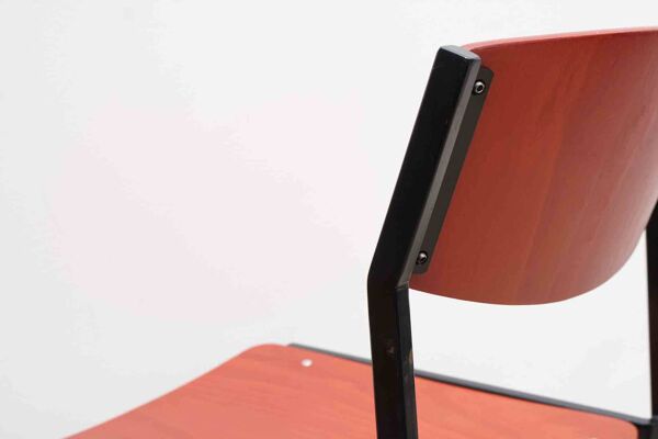 Chaises Gijs van der Sluis rouge