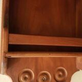 Handcrafted wooden spice rack 56 cm high