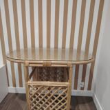 Rattan bistro table