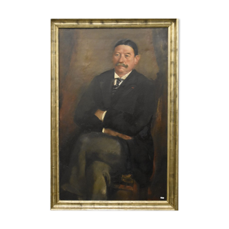 Portrait Léon de Vos 130 x 80