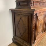 Two-body sideboard with withdrawal