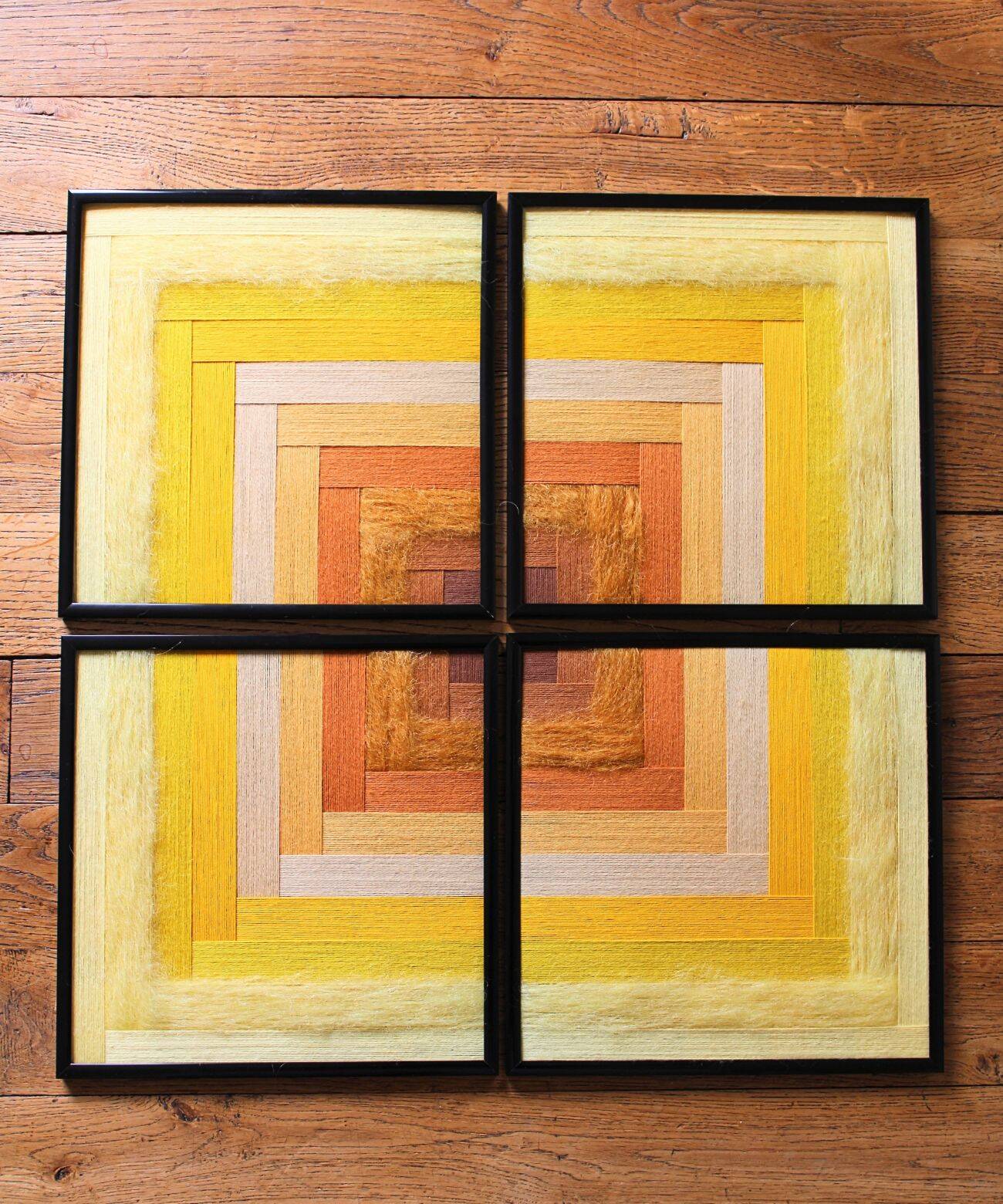 Woven fabric Vibrant Sun – "Mosaics" Collection