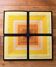 Tableau tissé Soleil vibrant – Collection « Mosaïques »