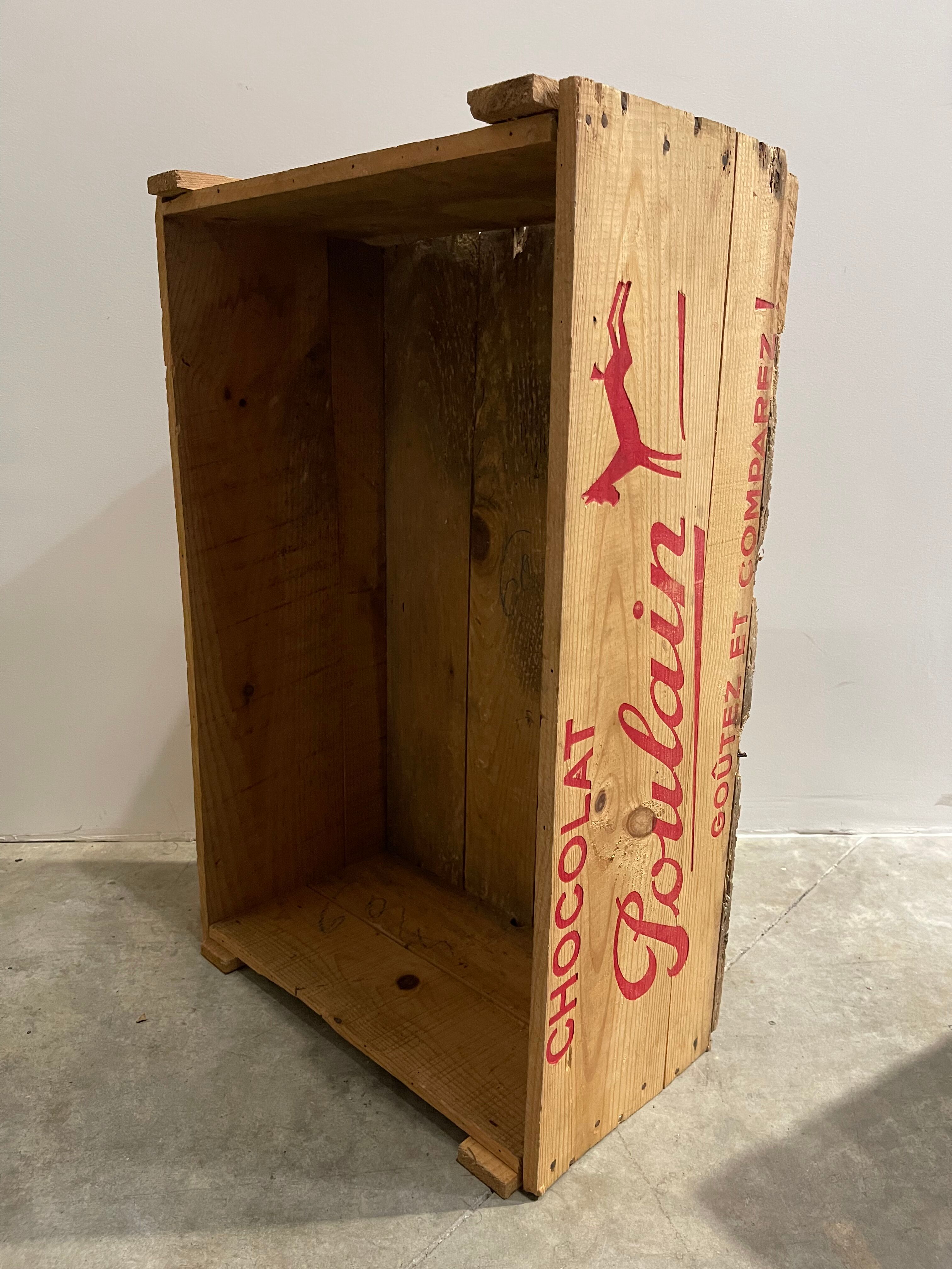 Poulain chocolate transport case