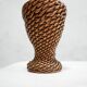 Vintage wicker vase