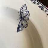 19th century Carmen iron earth soup plate dimensions: diameter -24 cm