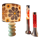 Authentic seventies pattern lamp