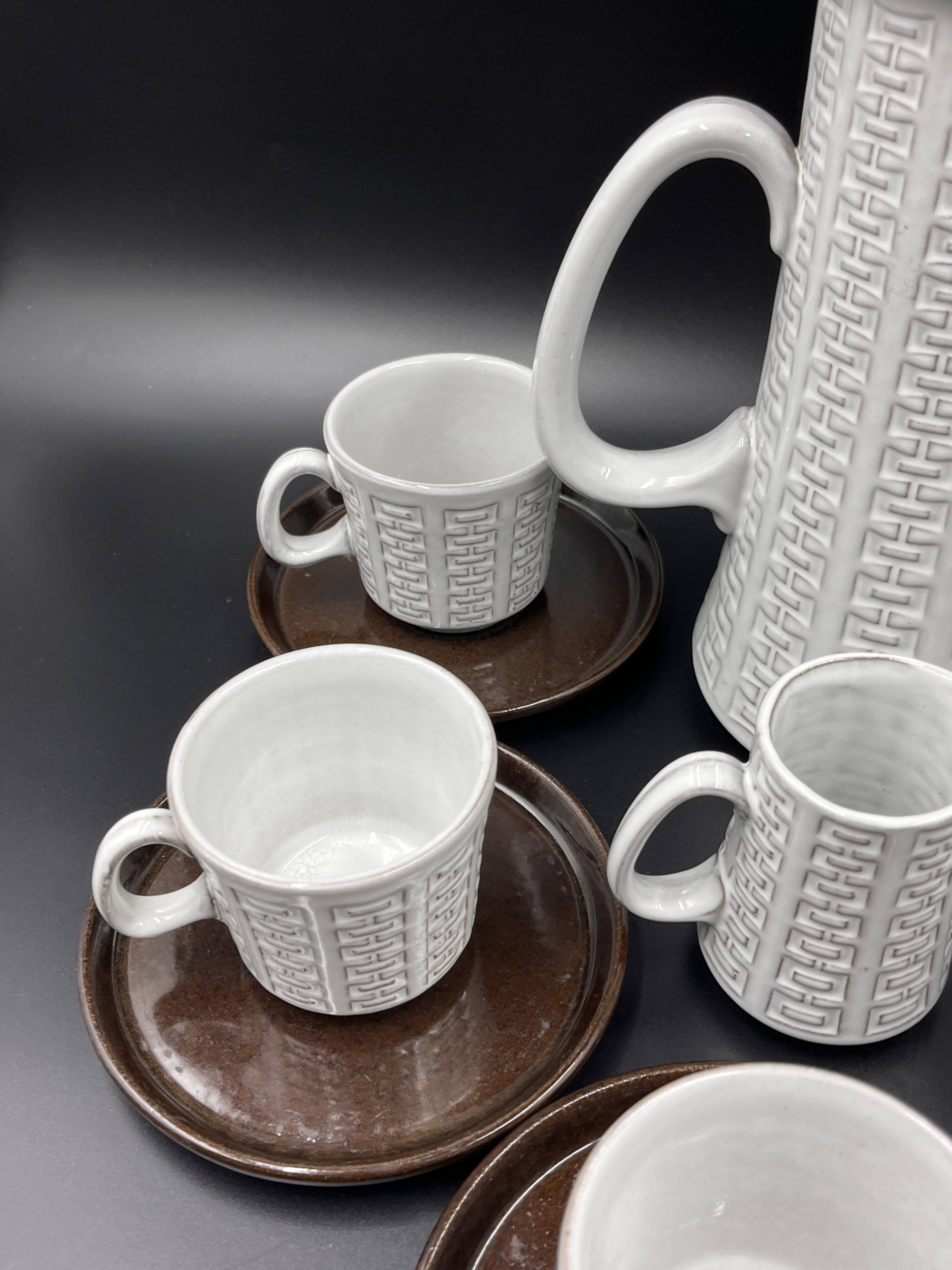 Ceramano coffee service, model: Epsilon by Karl Leuther